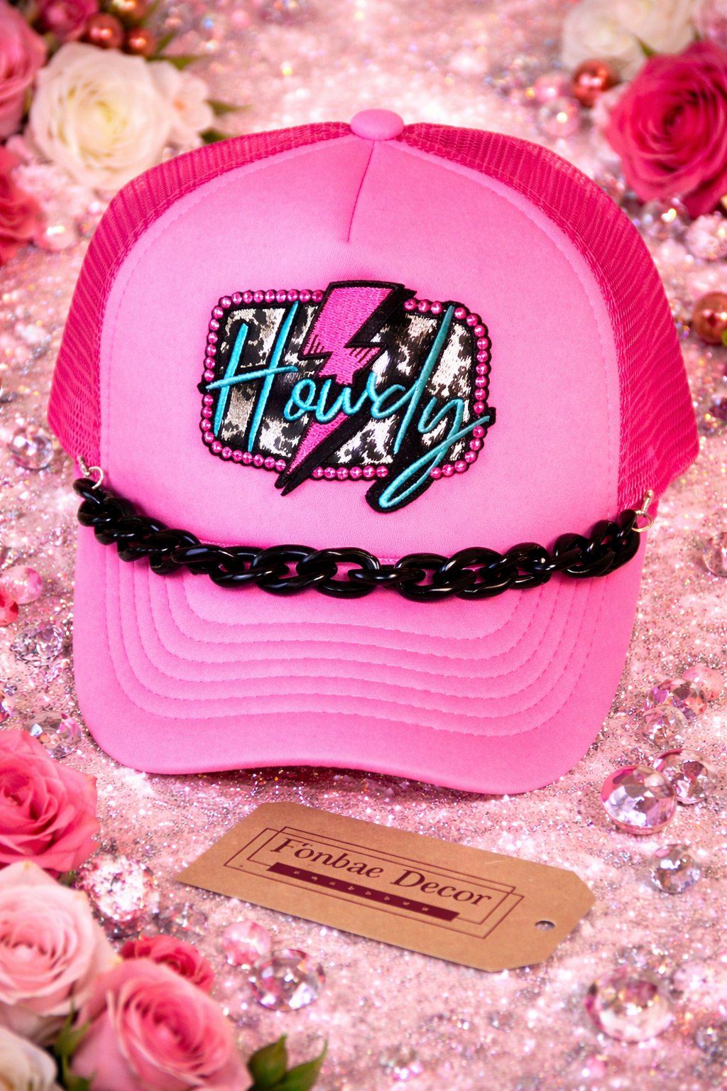 Pink 'Howdy' Trucker Hat