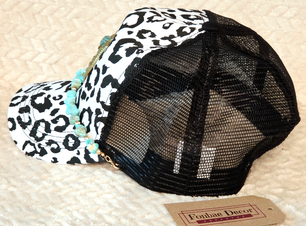 Western Bull Leopard Trucker Cap
