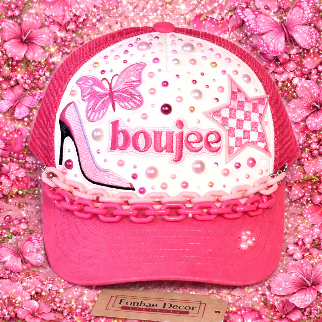 Pink Boujee Trucker Cap