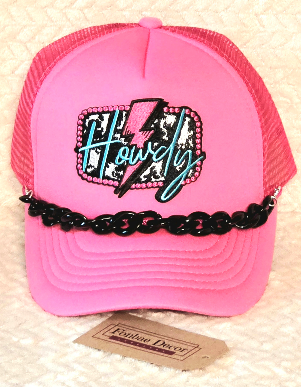 Pink 'Howdy' Trucker Hat