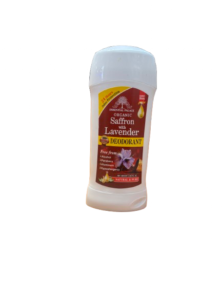 Organic Deodorants Saffron with Lavender