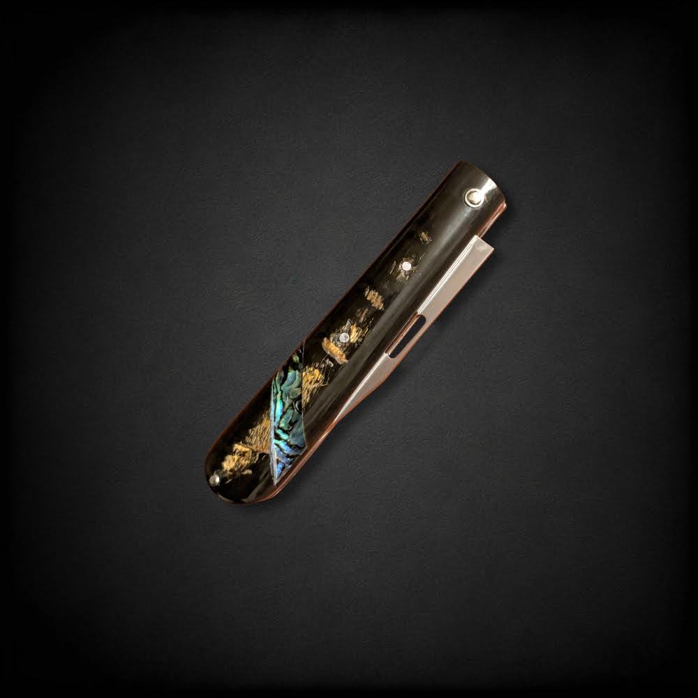 La Queue de Vache - Corne  de Buffle + Nacre Abalone