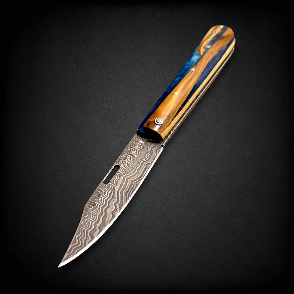 La Queue de Vache DAMAS - Buis Stabilisé Bleu