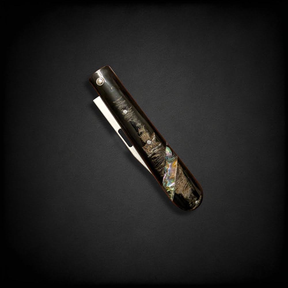 La Queue de Vache - Corne  de Buffle + Nacre Abalone