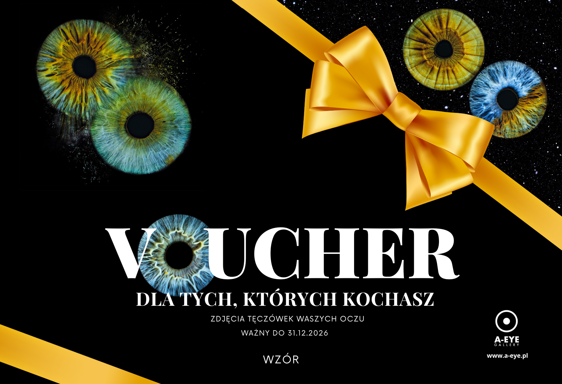 Voucher: zdjęcie tęczówki oka SOLO (mały)