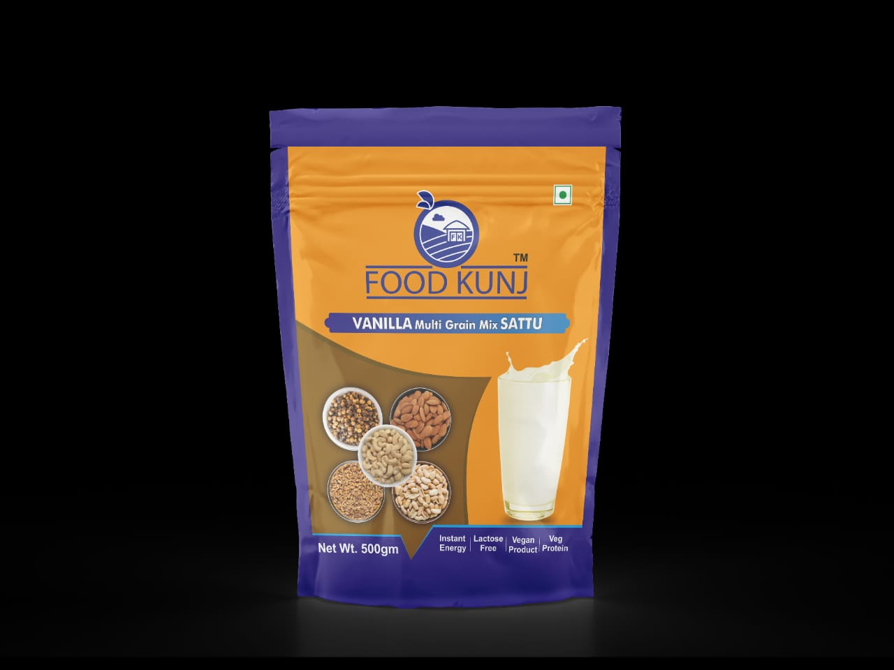 "Food Kunj" VANILLA Multigrain Mix SATTU