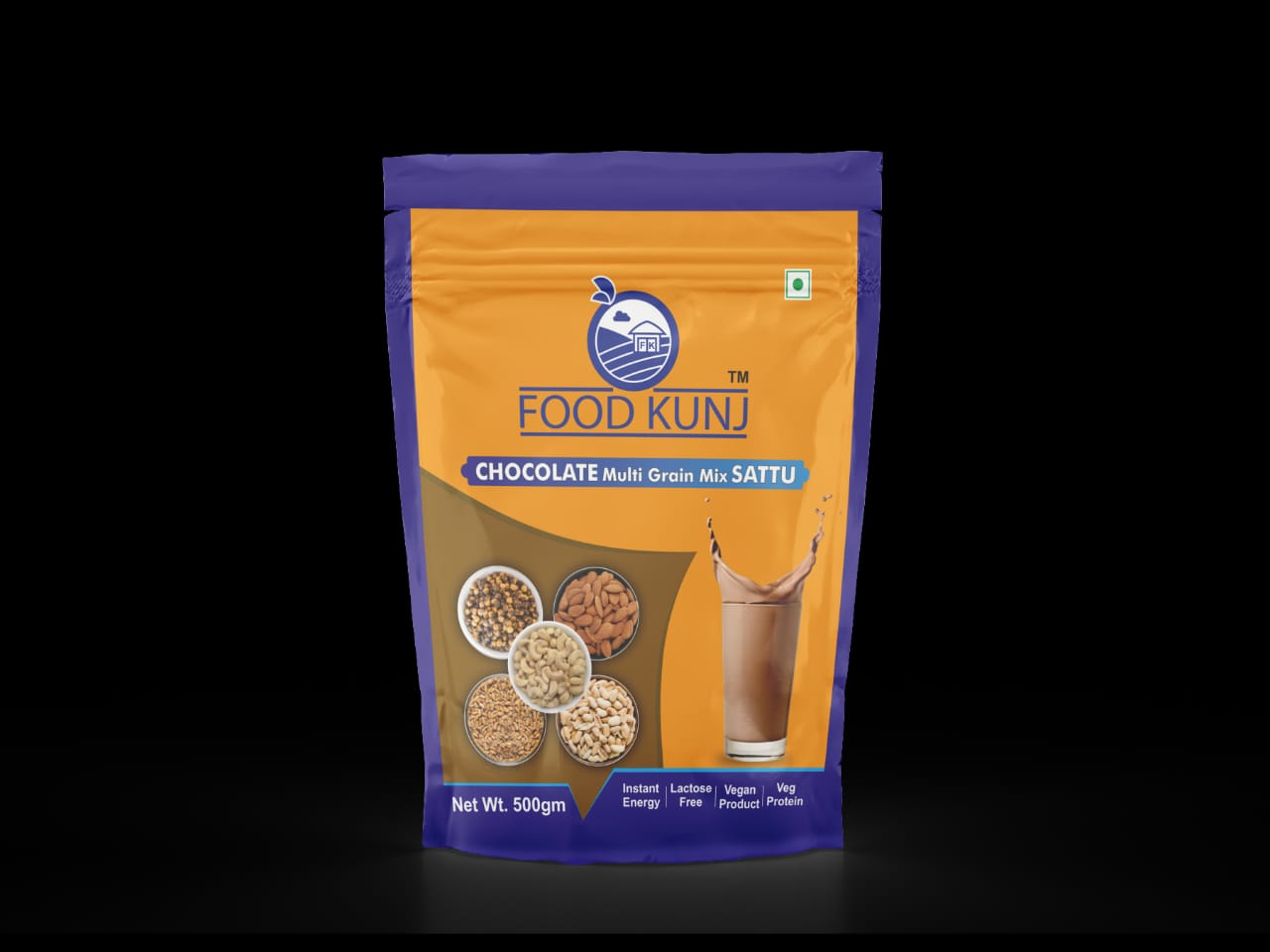 "Food Kunj" CHOCOLATE Multigrain Mix SATTU