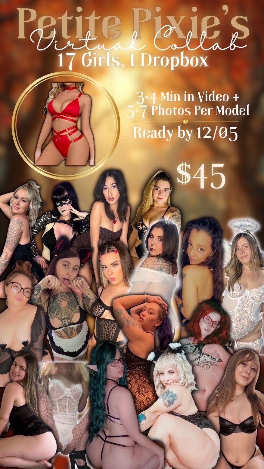 Multi Model Virtual Collab Photo and Video Set