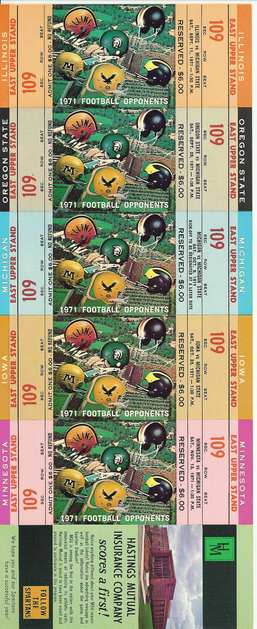 1971 Michigan State Spartans 
