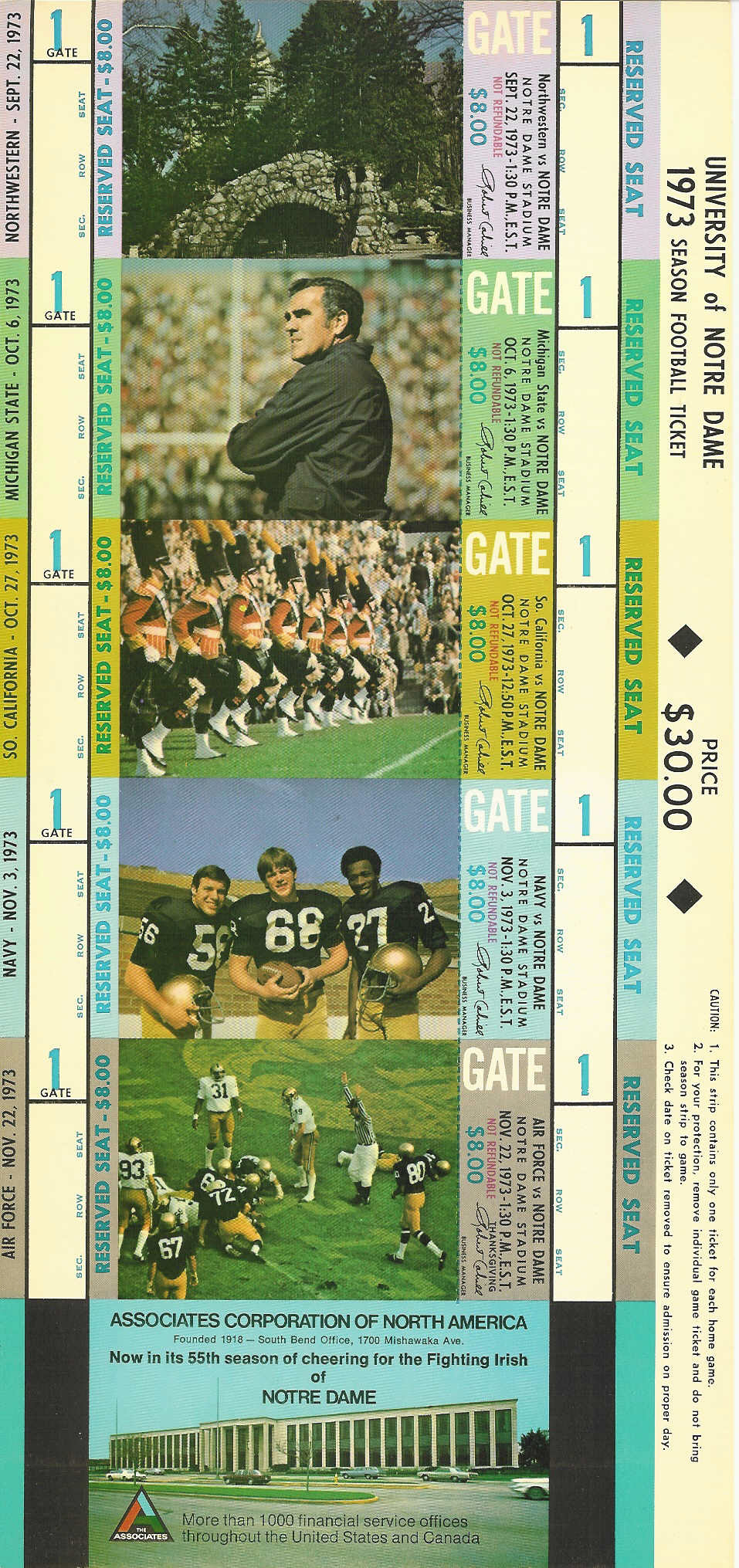 1973 University of Notre Dame Fighting Irish