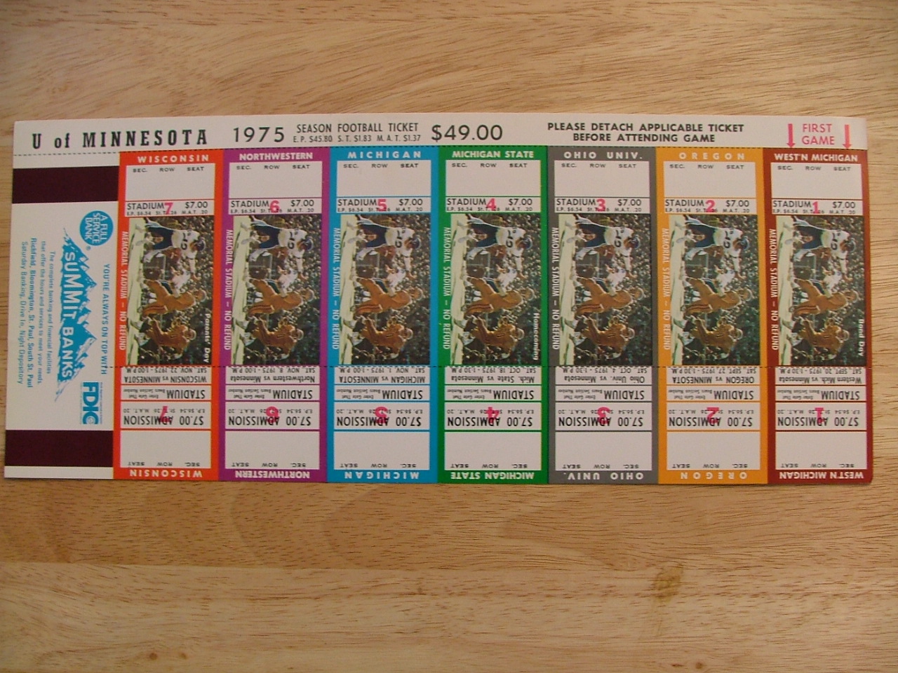 1975 University of Minnesota Golden Gophers