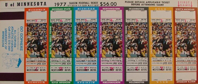 1977 University of Minnesota Golden Gophers