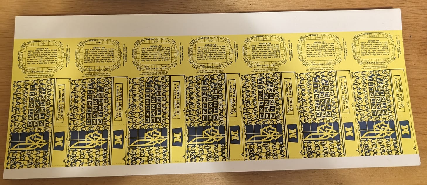 1981 Michigan Wolverines (Student)