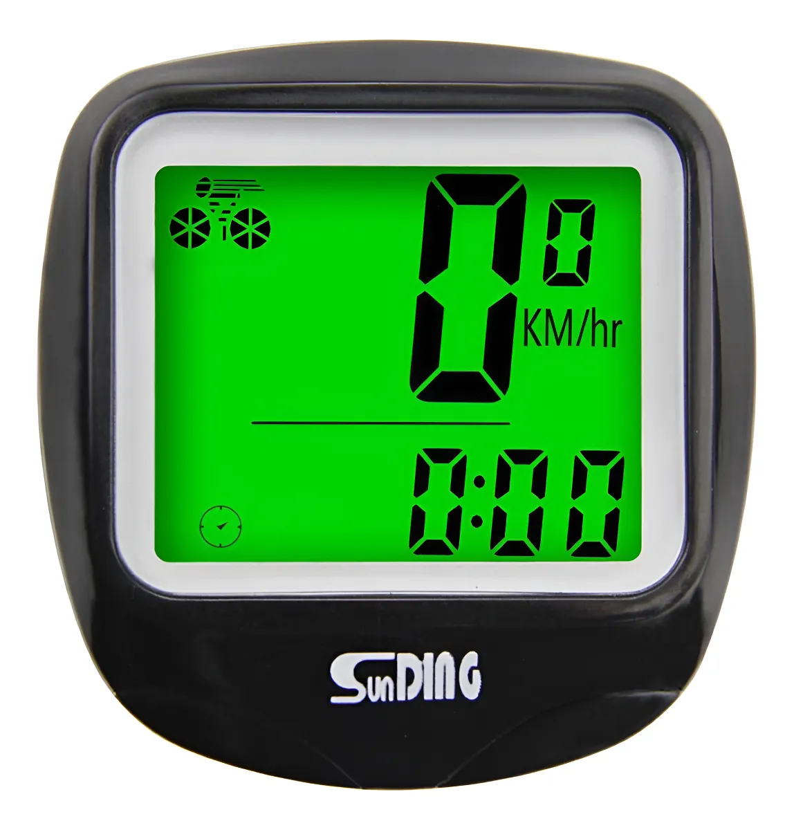 Velocímetro Bike Ciclocomputador Digital Preto C/Fio