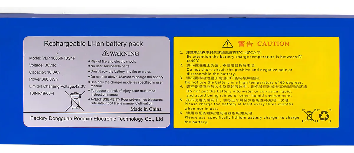 Bateria Patinete Elétrico 36v 10ah E Universal