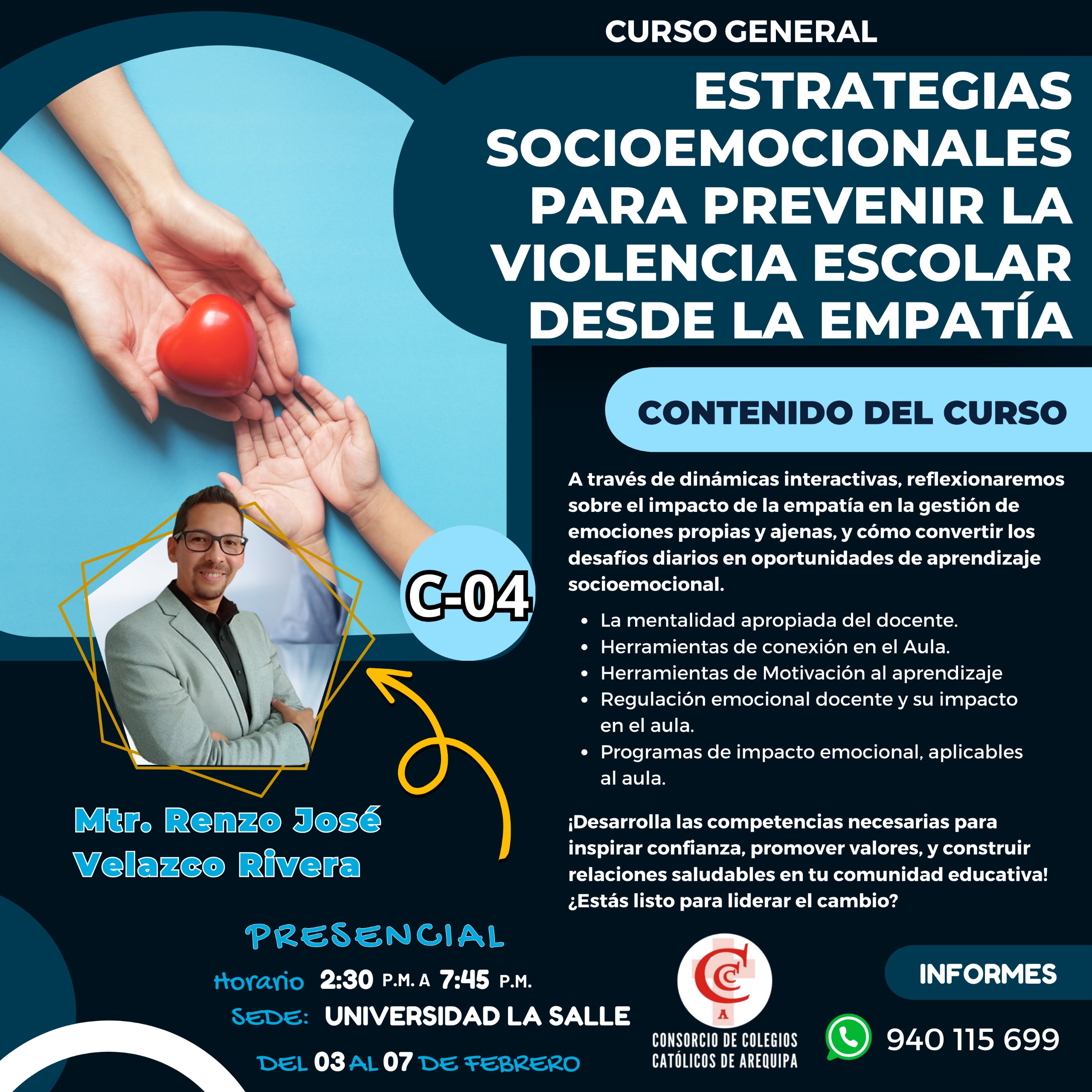 C-04: ESTRATEGIAS SOCIOEMOCIONALES PARA PREVENIR LA VIOLENCIA ESCOLAR DESDE LA EMPATÍA