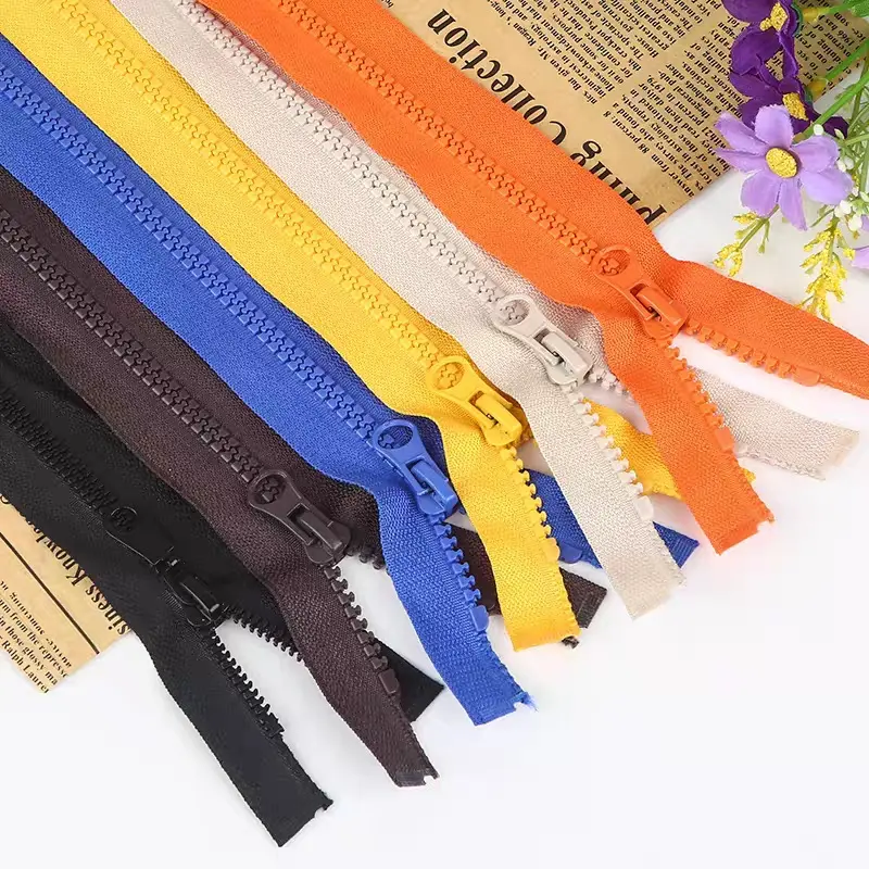 Peach Colored Zippers