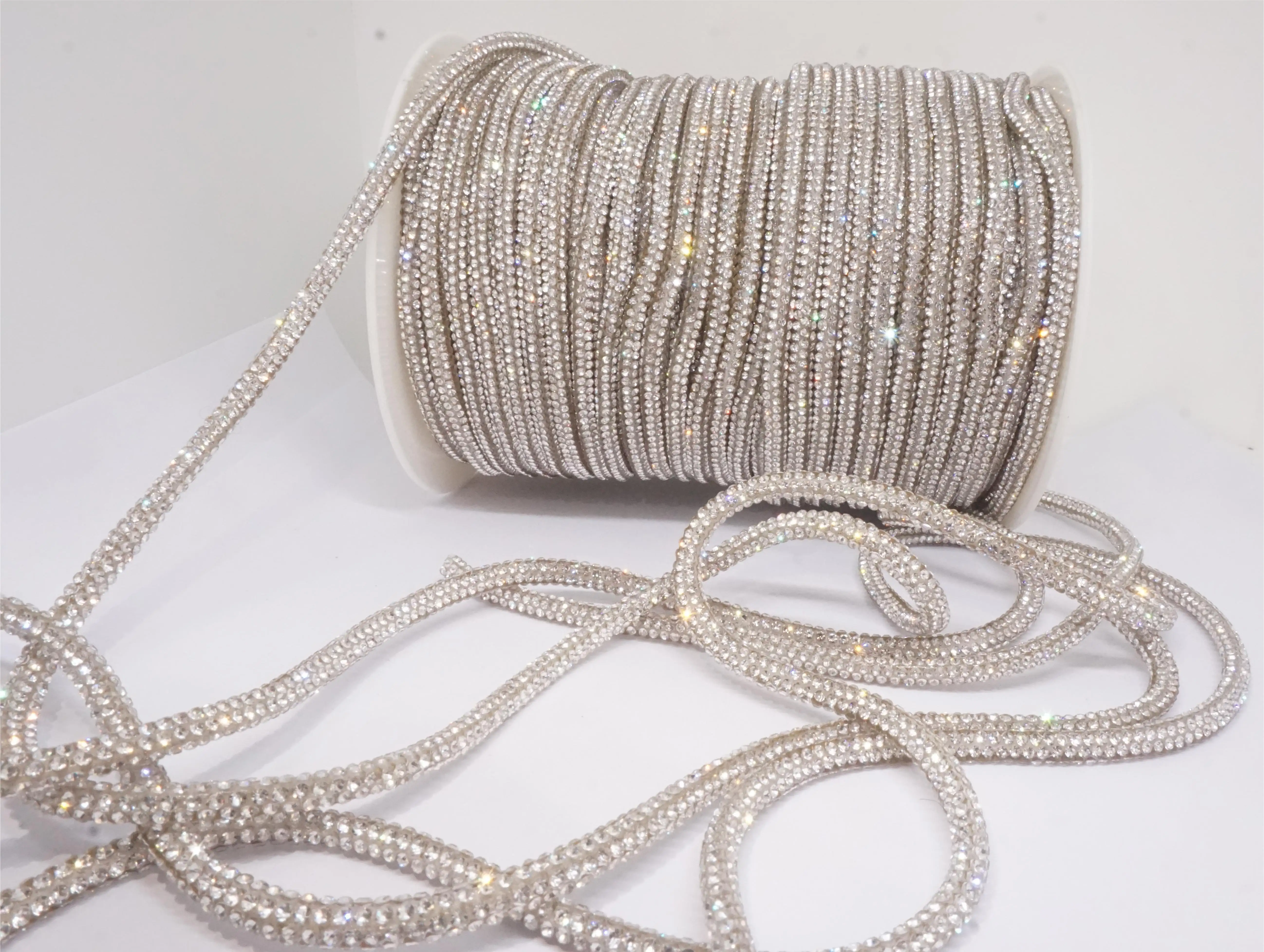 Set of Sparkling Rhinestone Chains