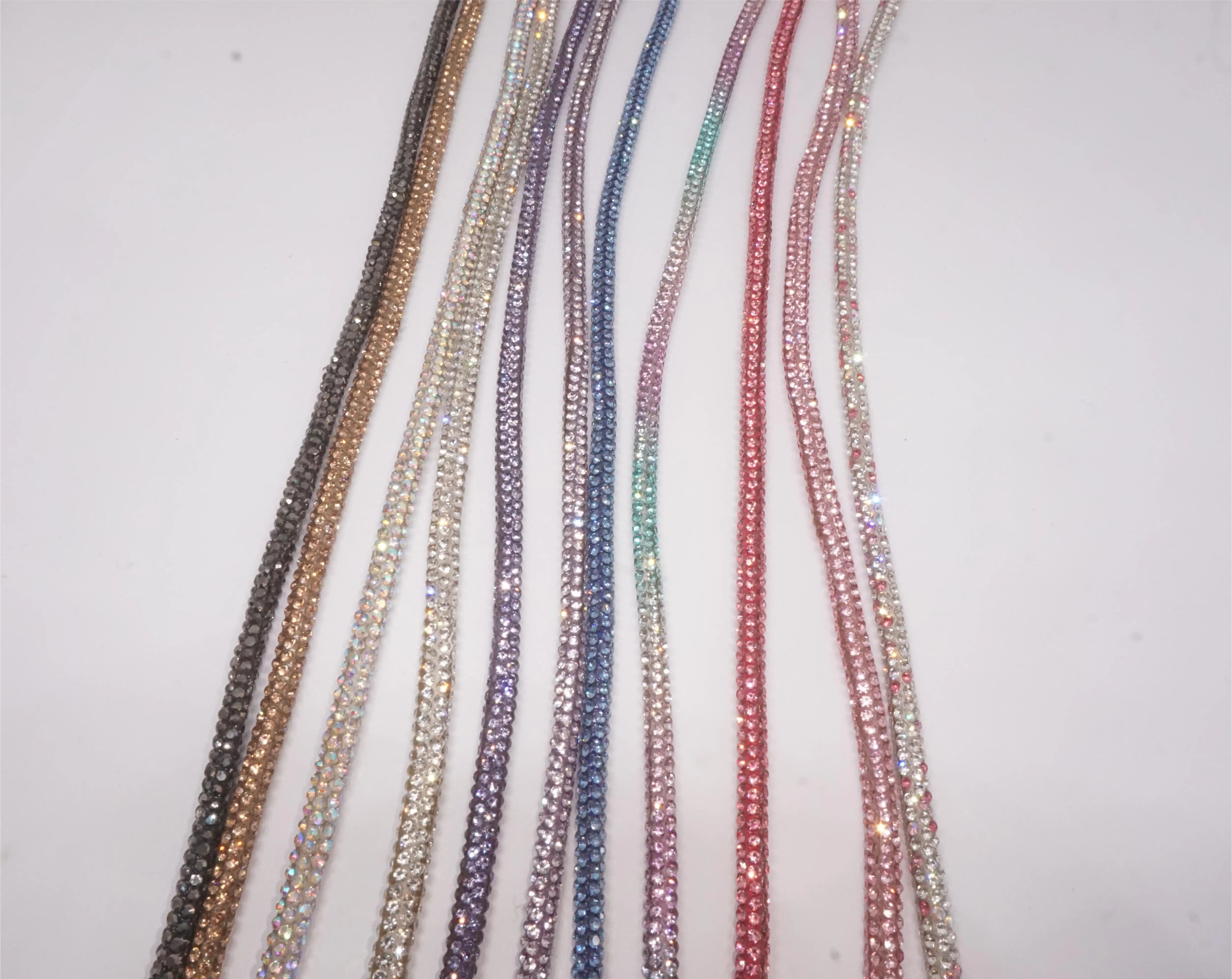Set of Sparkling Rhinestone Chains