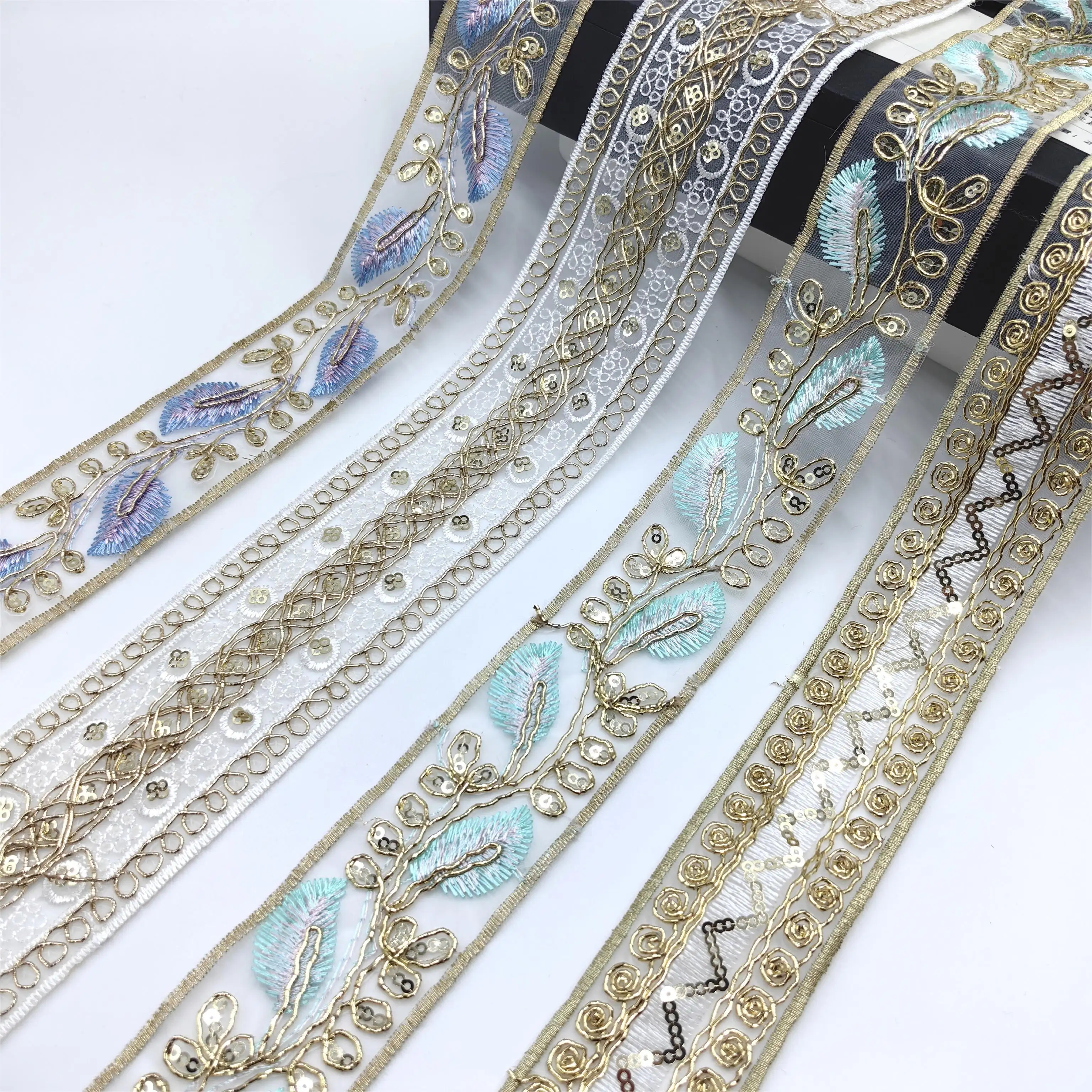 Decorative Embroidery Ribbons Set