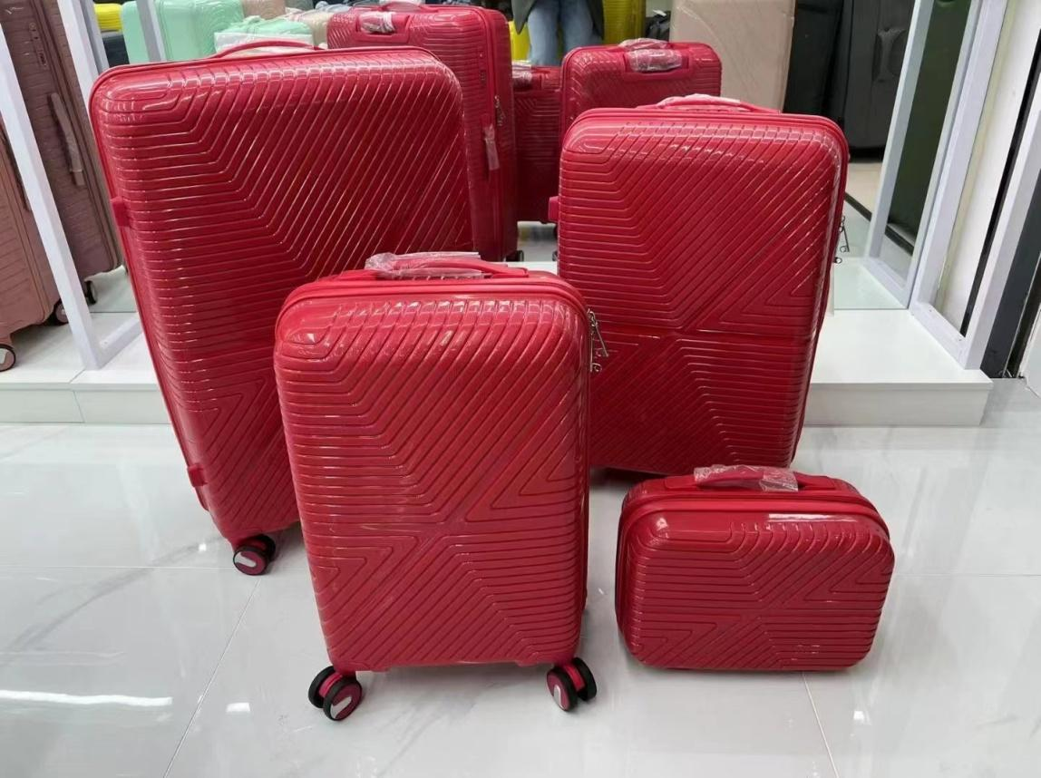 Red Luggage Set