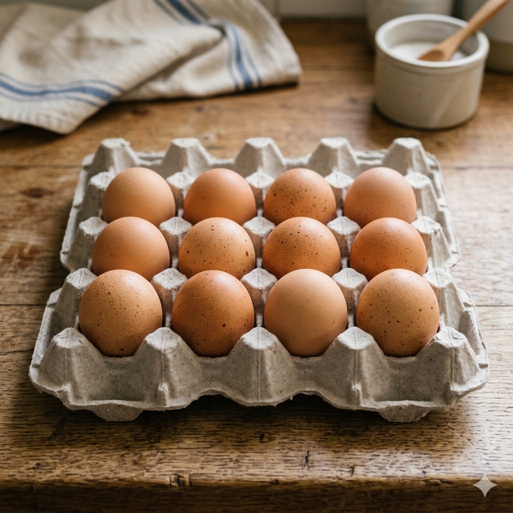 1 dozen eggs retail medium