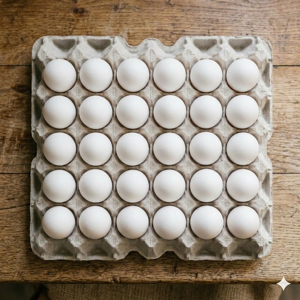 1 tray large eggs 