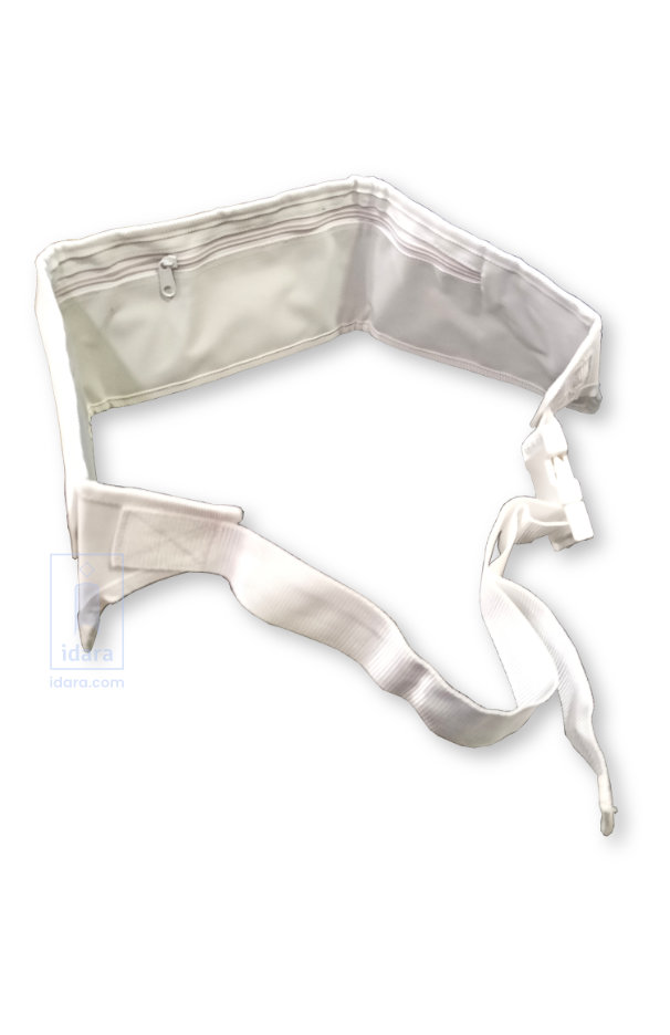 Ihram Belt, Hajj Belt, Umrah Belt – Free Size Fits All – Multiple Zipper Waterproof Pockets with Box