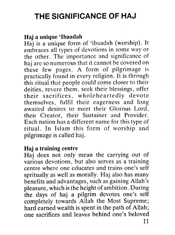 Haj Umrah and Ziyarah – English