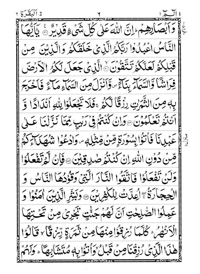 Para Set of the Holy Quran Ref. 3 – Bound in 6 Volumes – Arabic Only