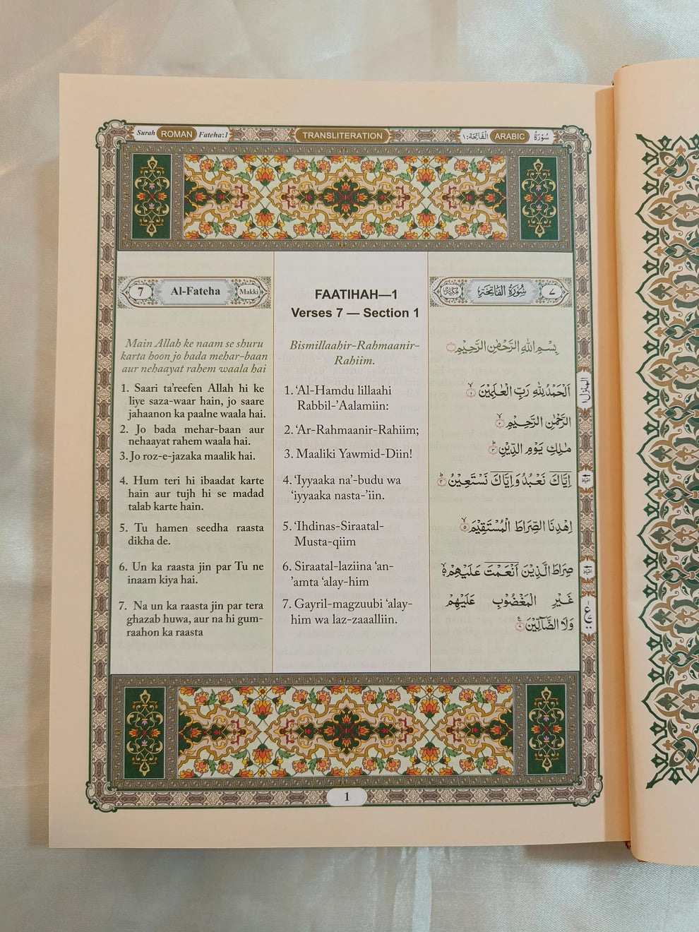The Holy Quran (Translation in Roman script)