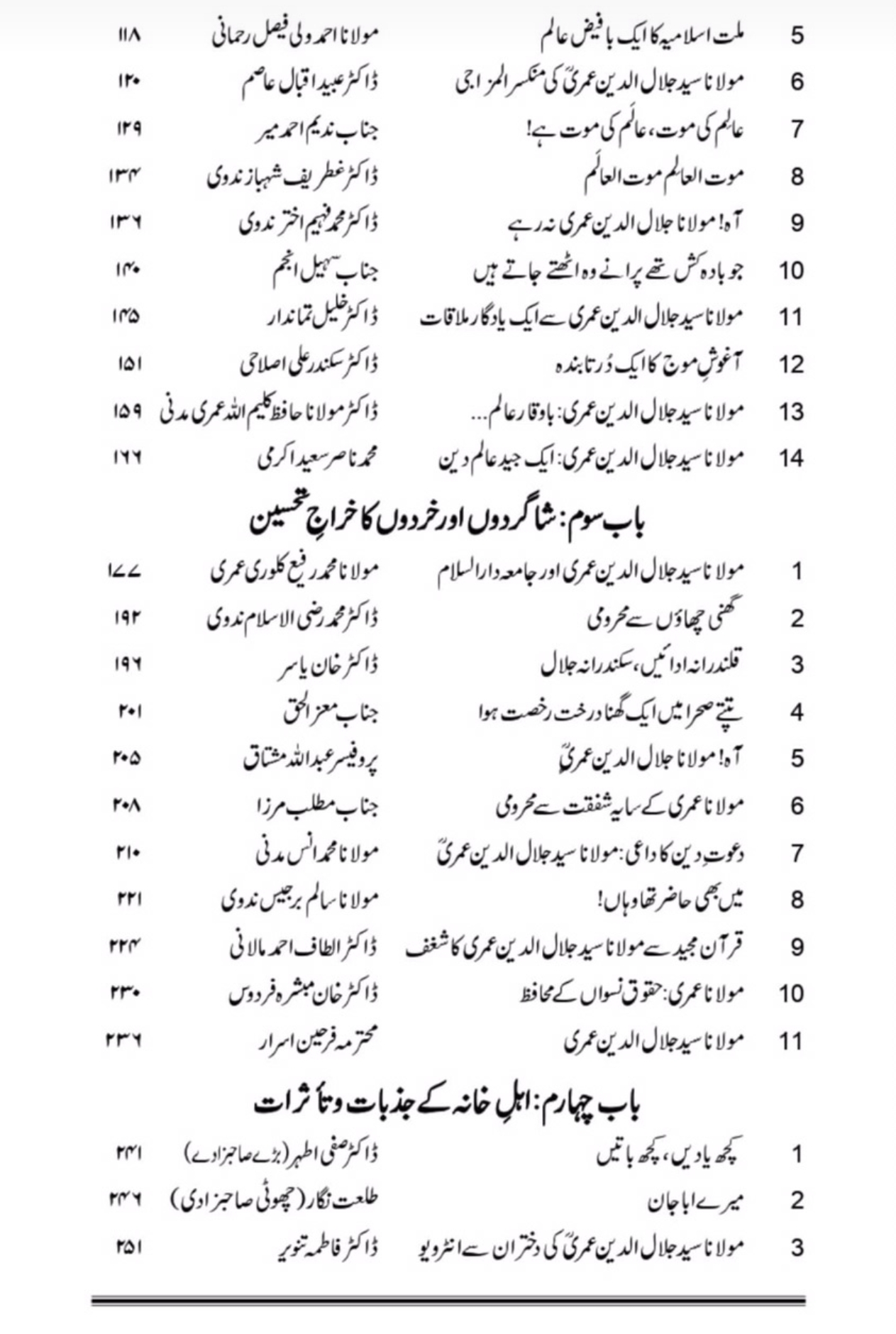 مولانا سیّد جلال الدین عمری مثلِ خورشیدِ سحر 