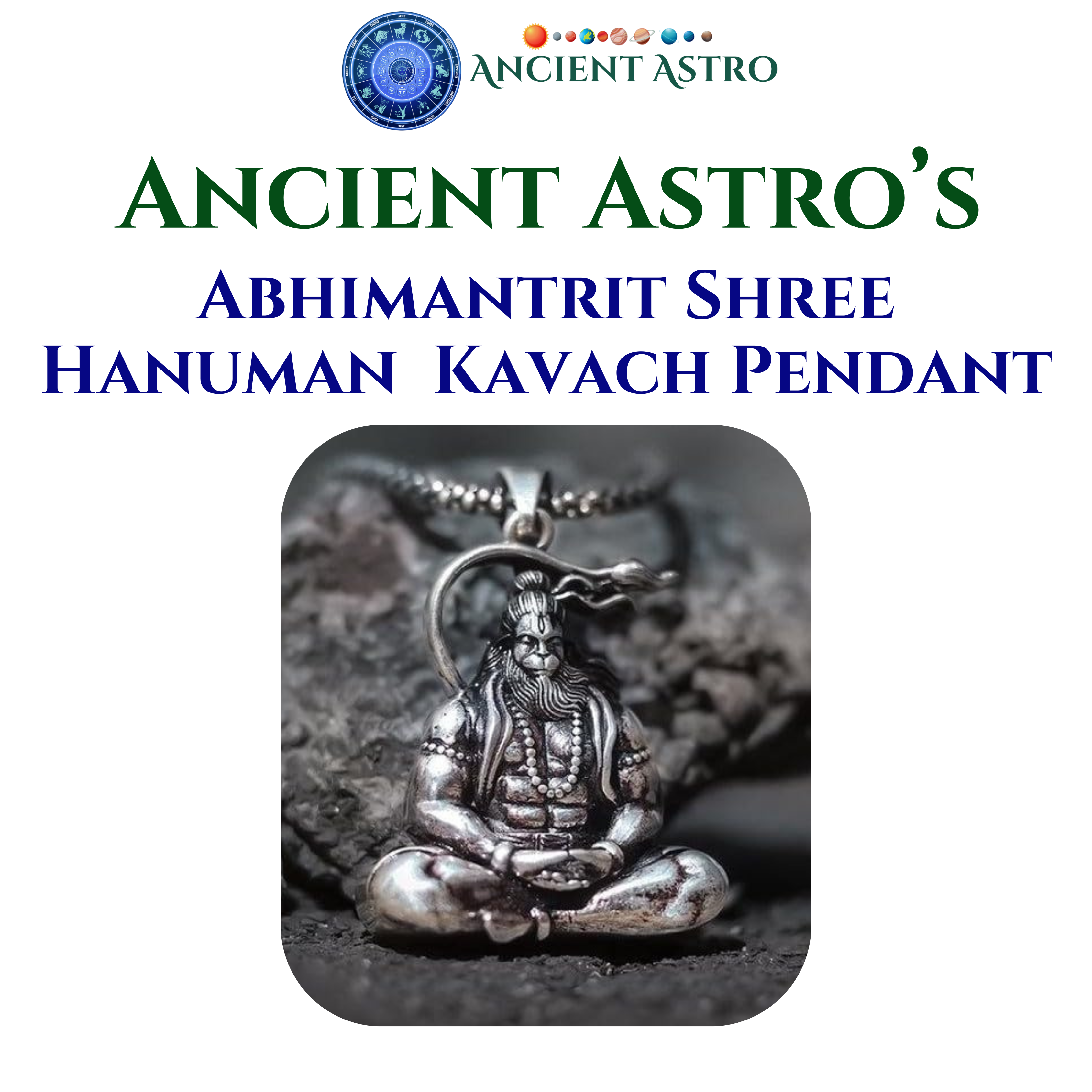 Abhimantrit Shree Hanuman Kavach Pendant