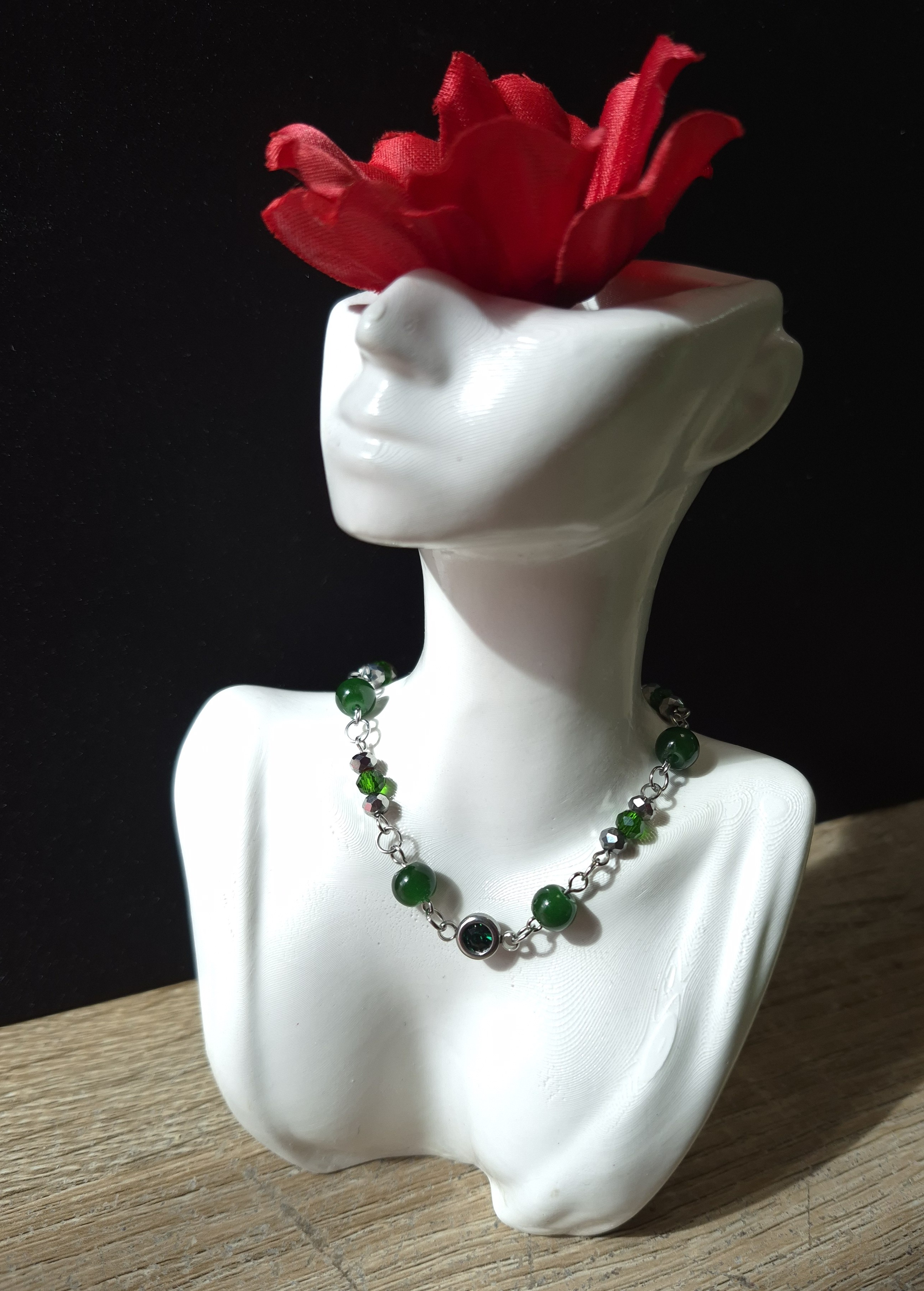 Bracelet 'STEEL GREEN'