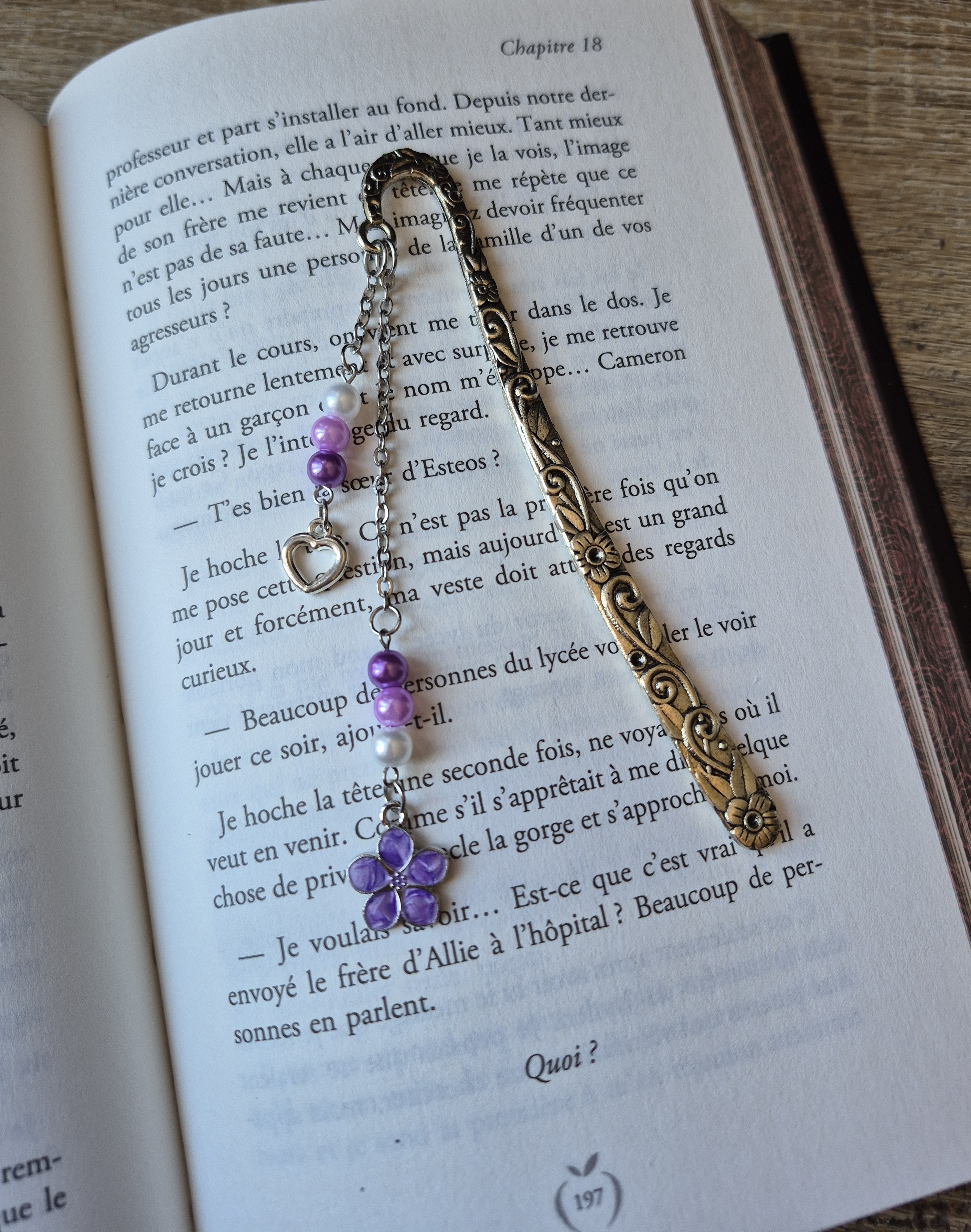 Marque-pages 'LILAS'