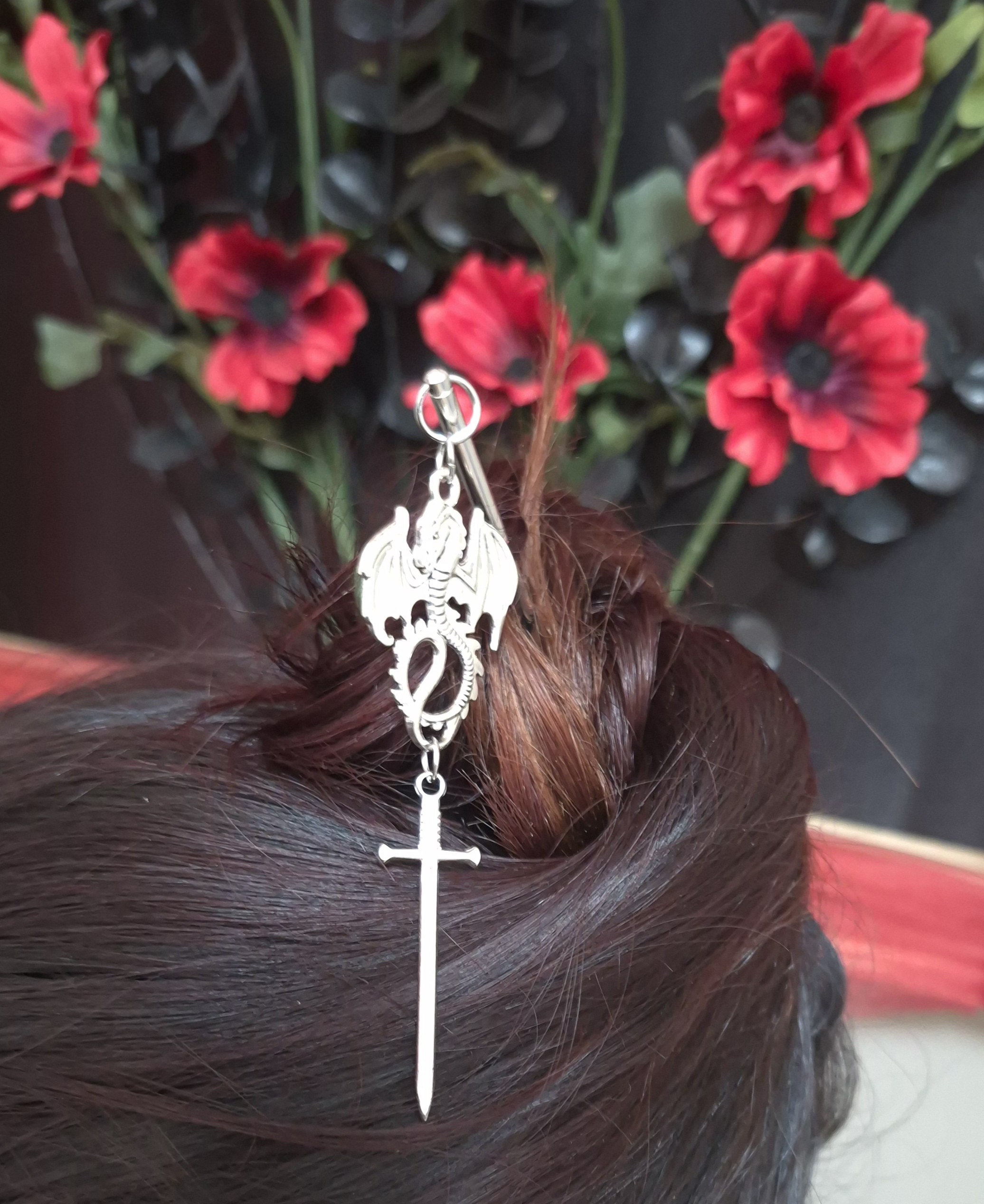 Pic à cheveux 'DRAGON'