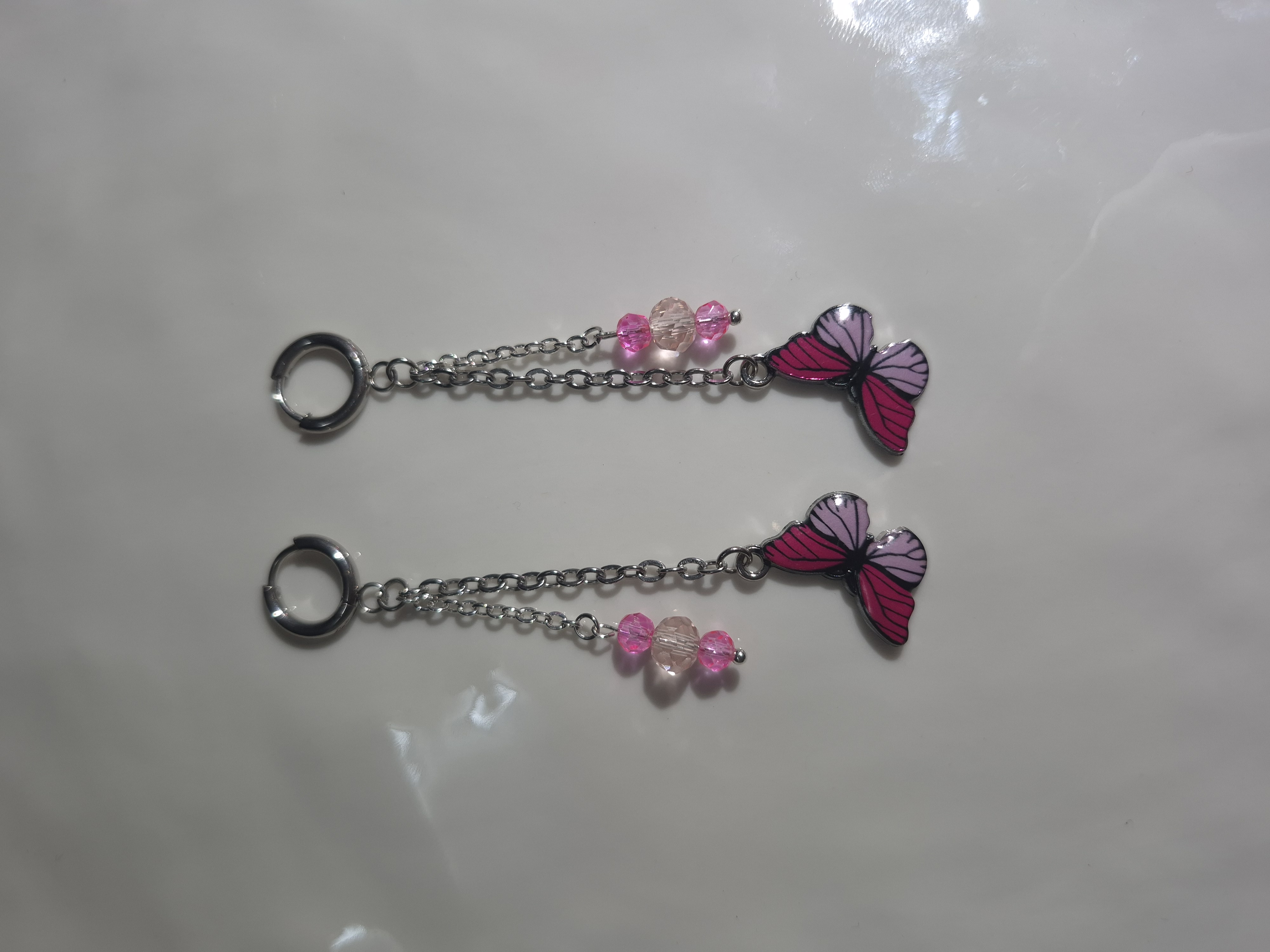 Boucle d’oreilles 'PINKY'