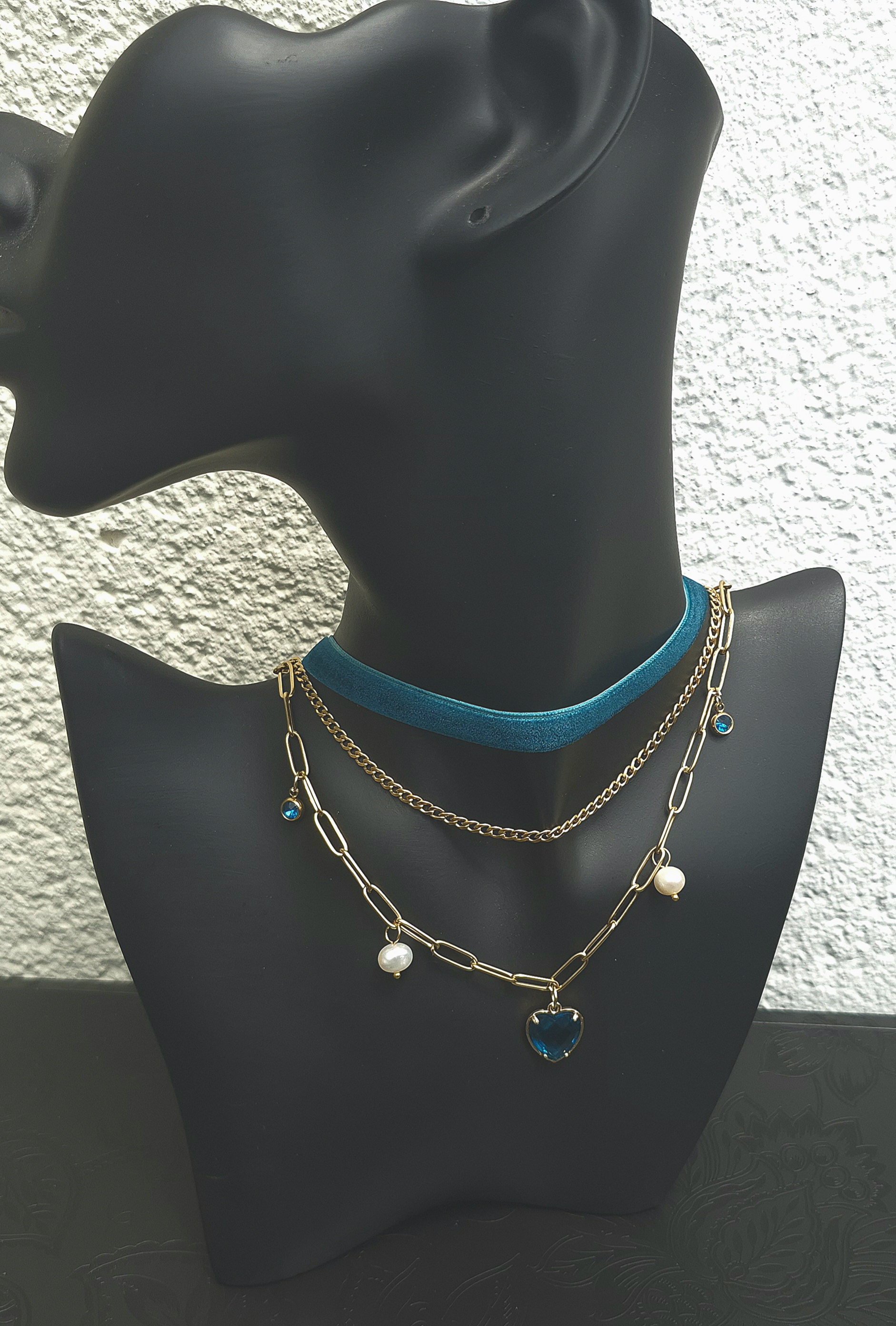 Collier 'TRIO BLEU'