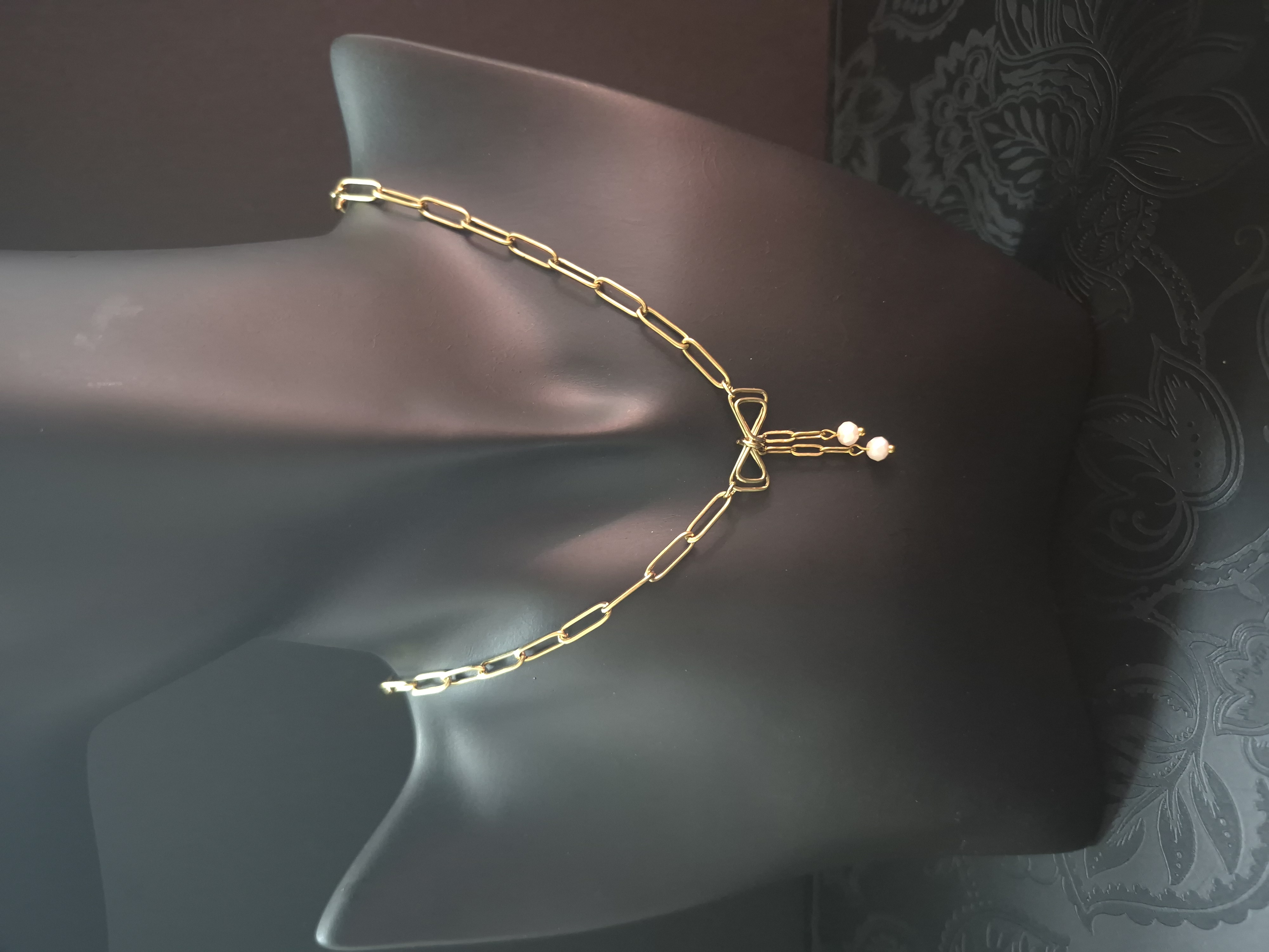 Collier 'LIEN EN OR'