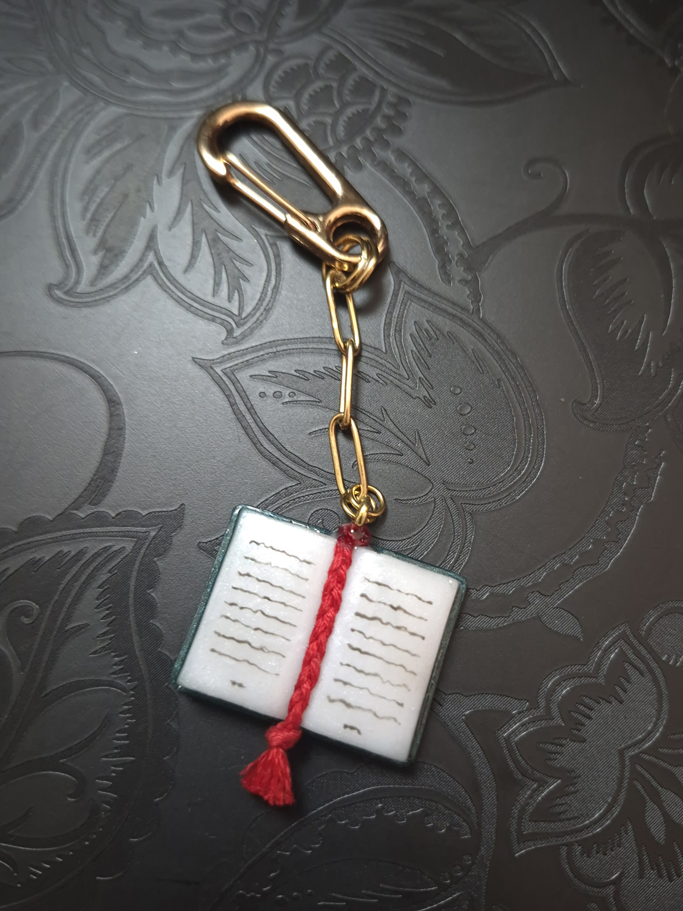 Porte-clé 'BOOK ADDICT'