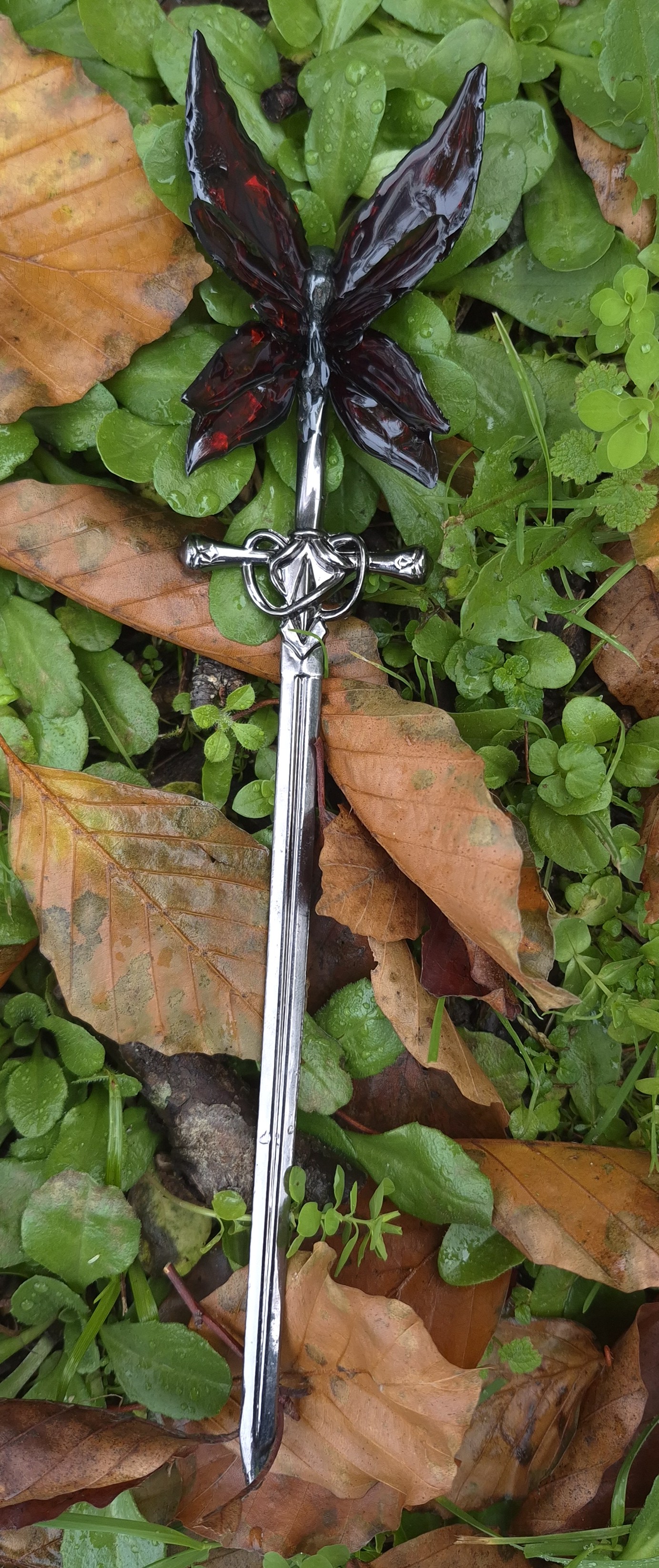 Pique à cheveux 'FÉE VENGERESSE'