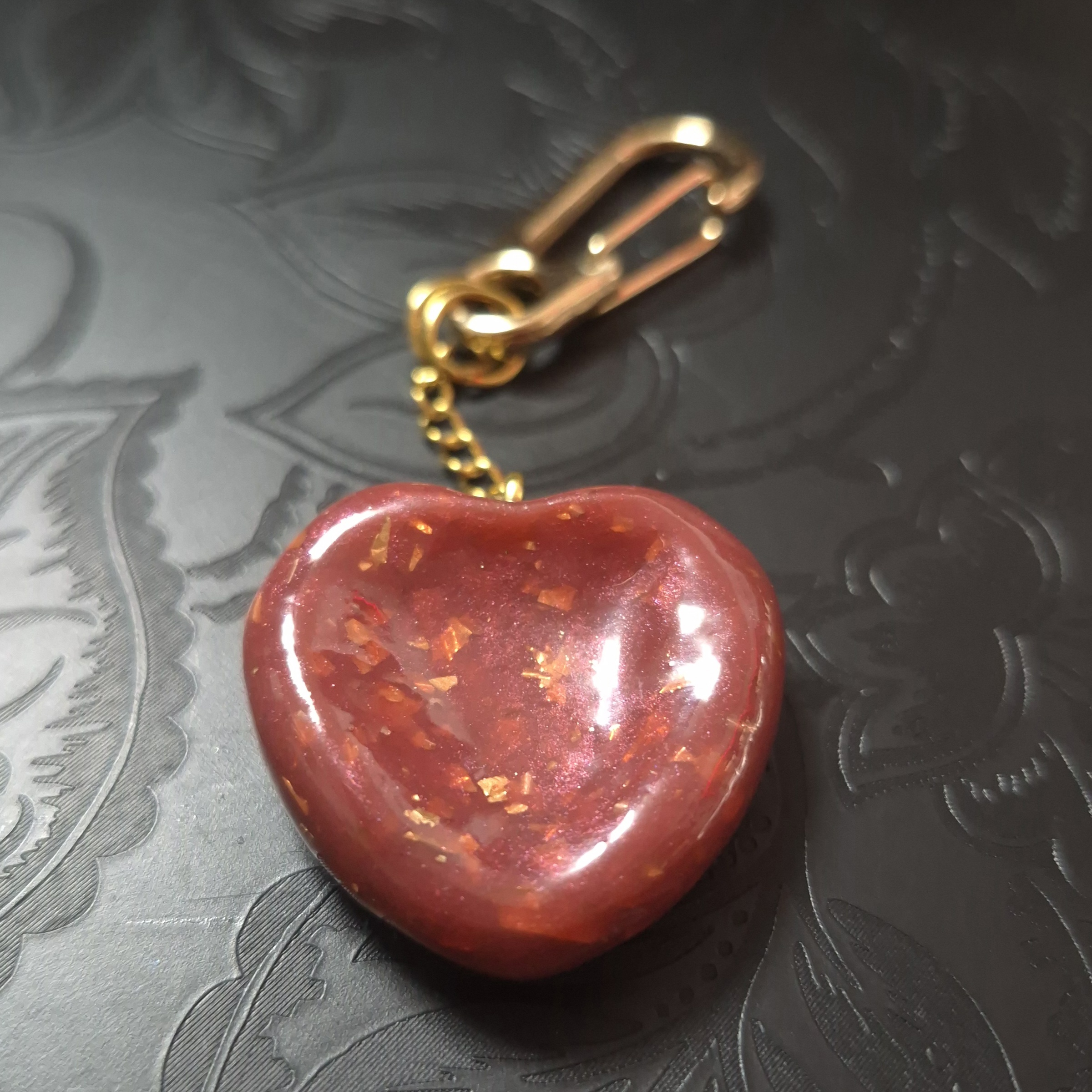 Worry stones 'COEUR EN OR'