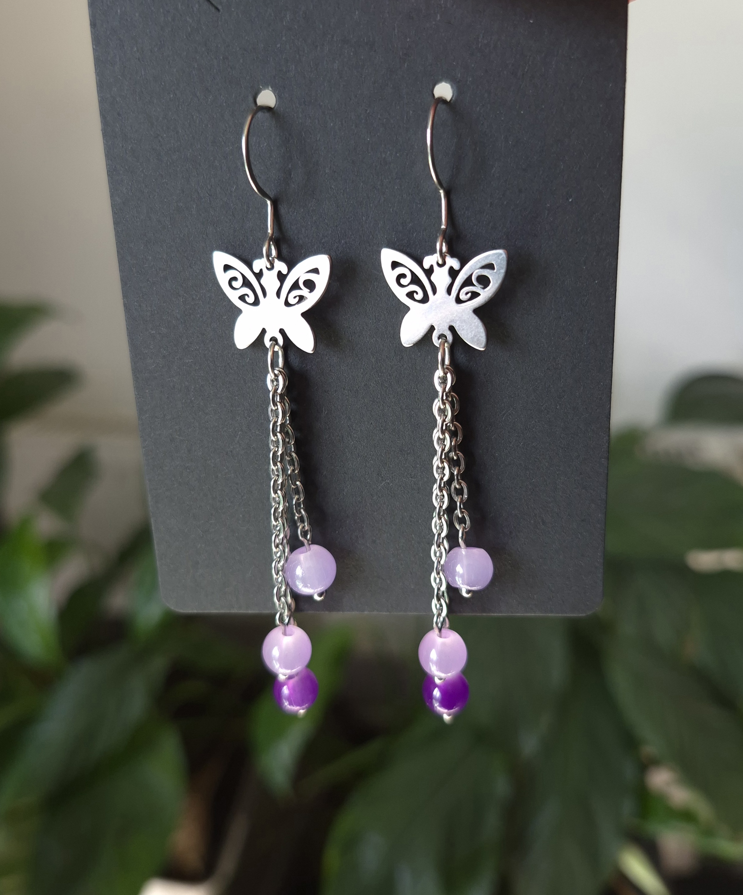 Boucles d’oreilles 'PÉTUNIA'
