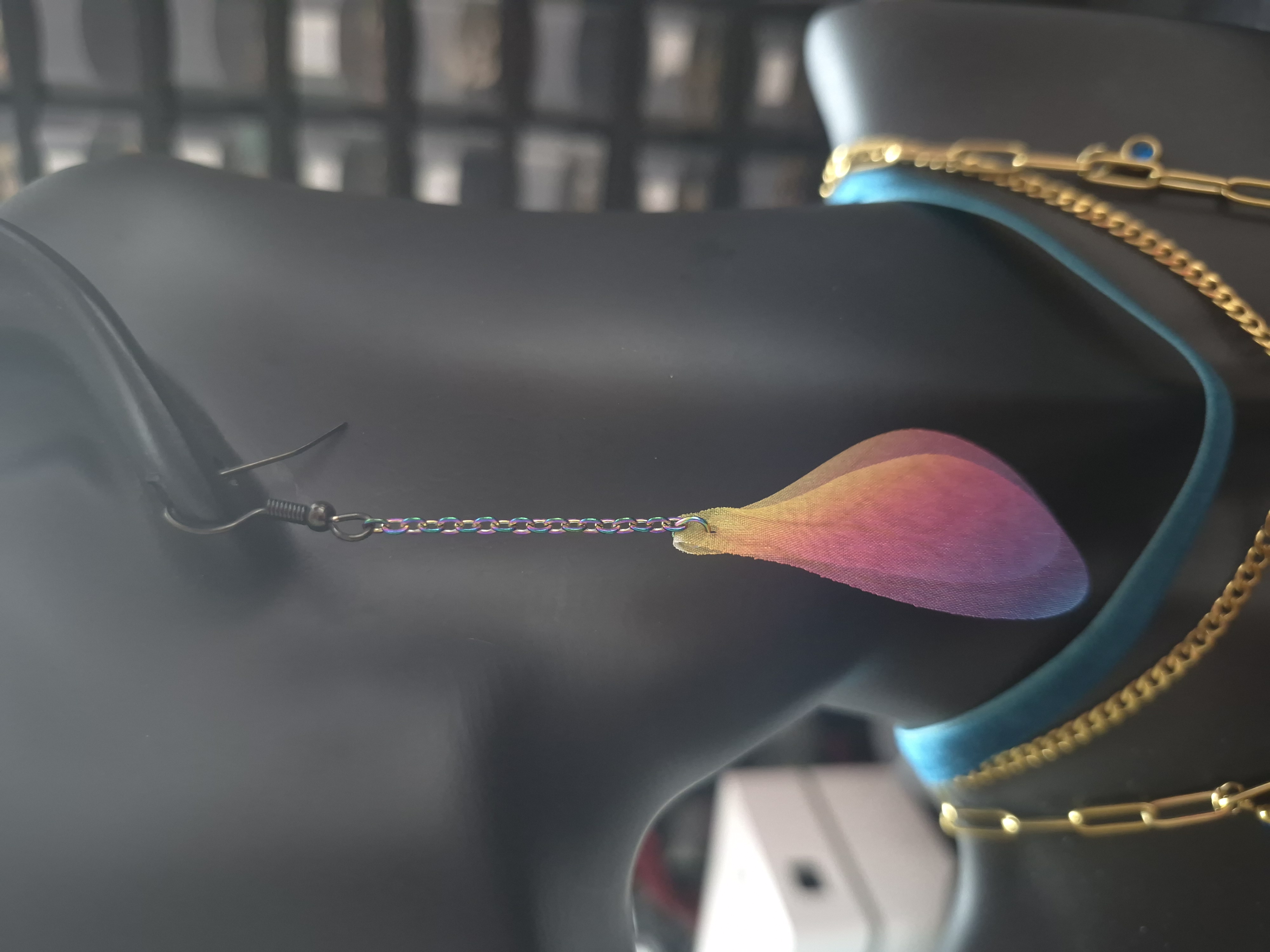 Boucle d’oreilles 'AILES DE FÉE'