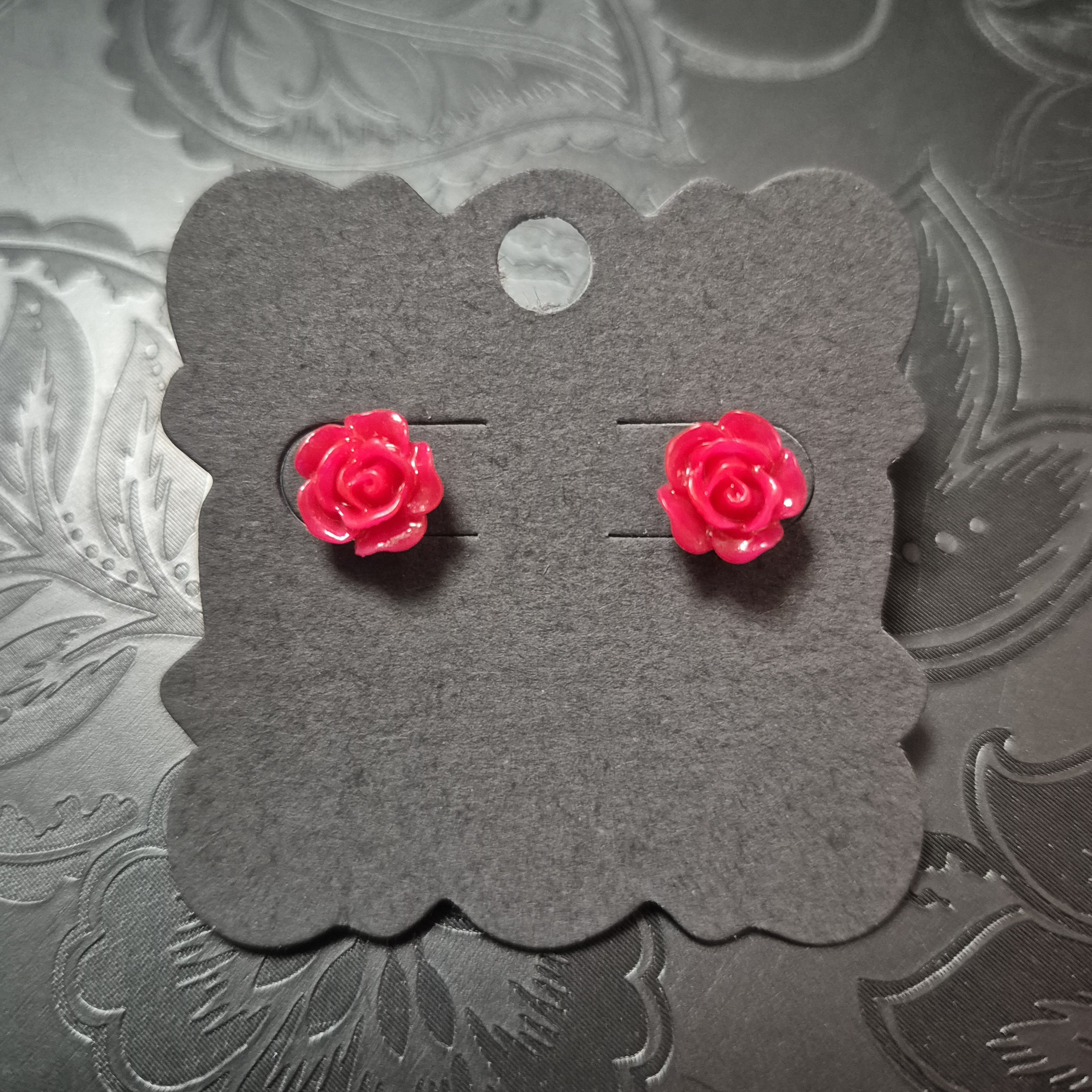 Puces d’oreilles 'ROSE'
