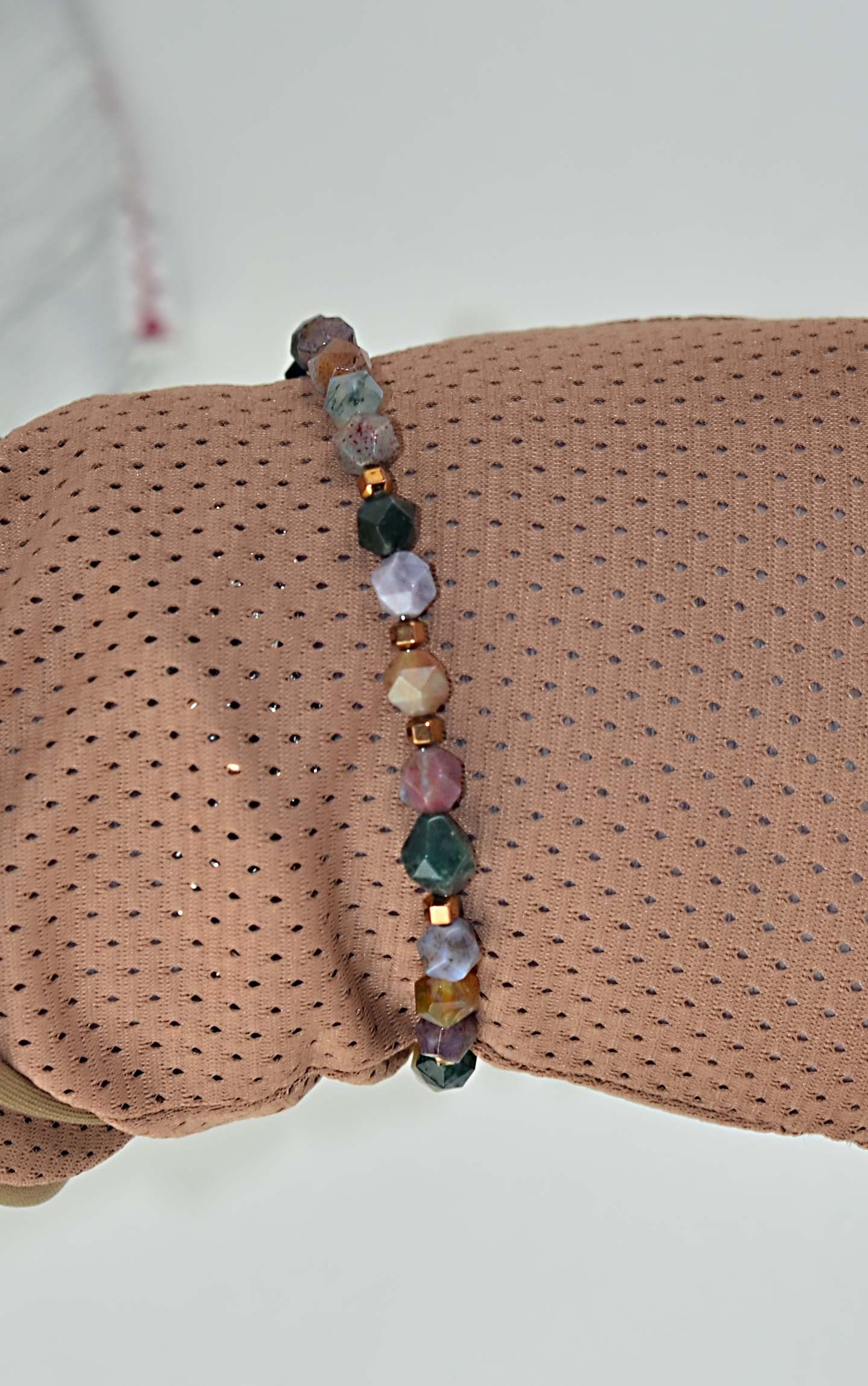 Biżuteria z kamieni naturalnych - bransoletka z agatem - nr kat. 282a