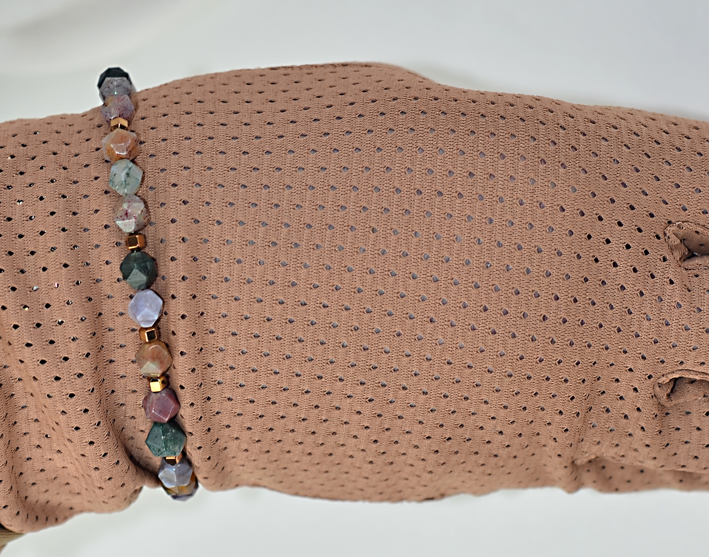 Biżuteria z kamieni naturalnych - bransoletka z agatem - nr kat. 282a