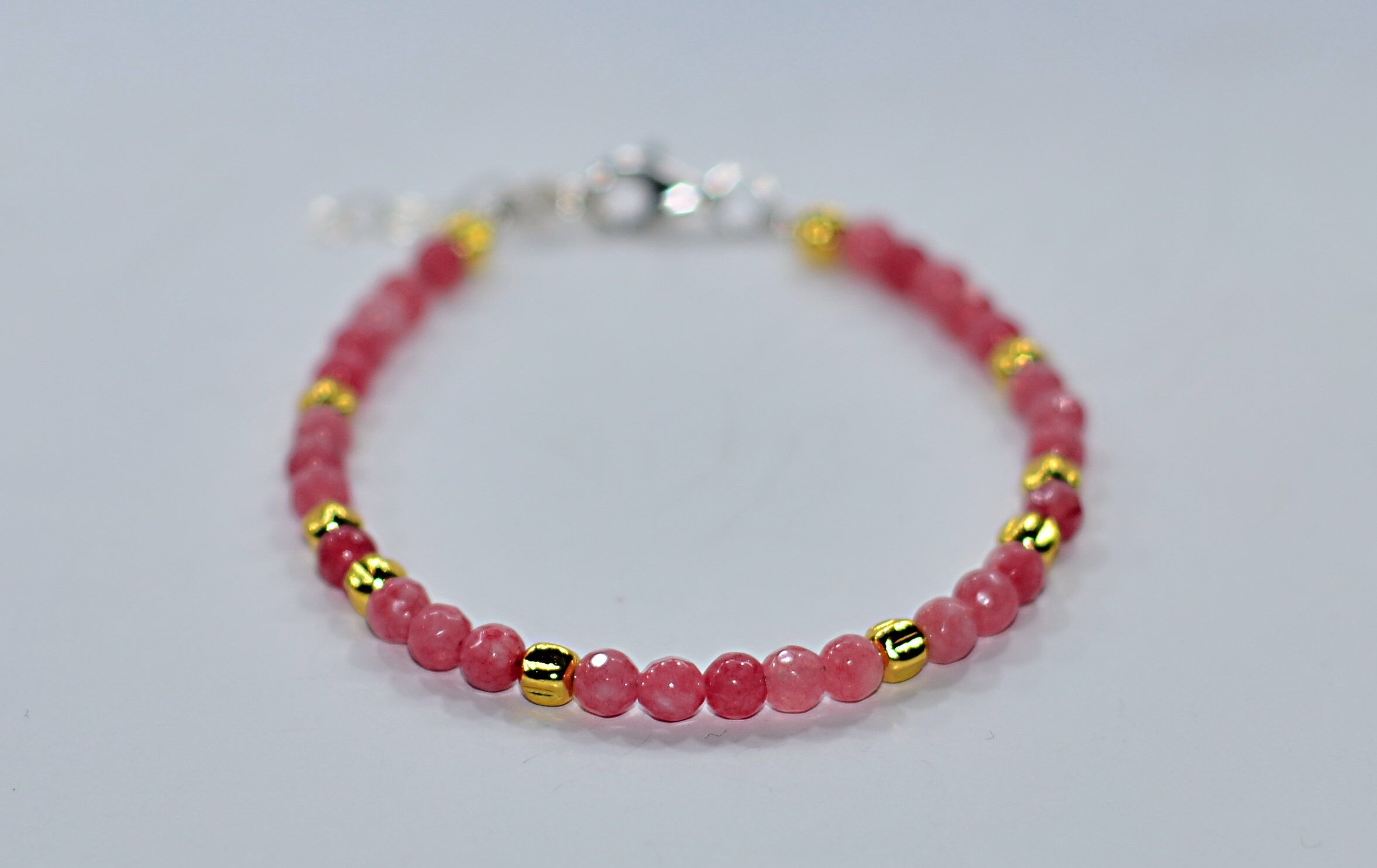 Biżuteria z kamieni naturalnych - bransoletka z agatem - nr kat. 264a