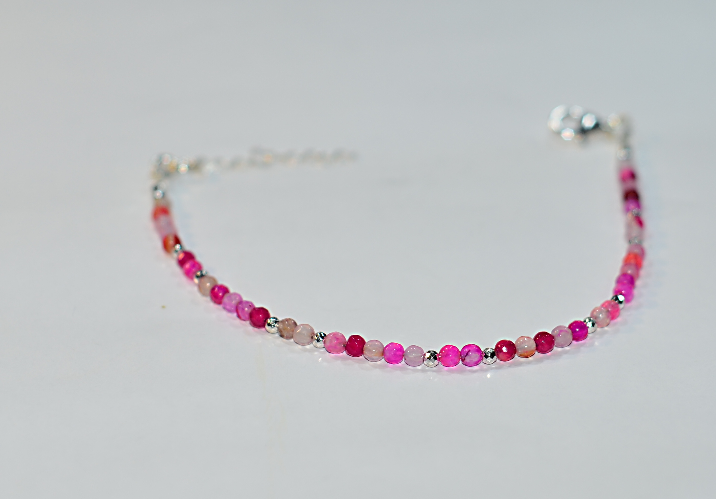 Biżuteria z kamieni naturalnych - bransoletka z agatem - nr kat. 175a