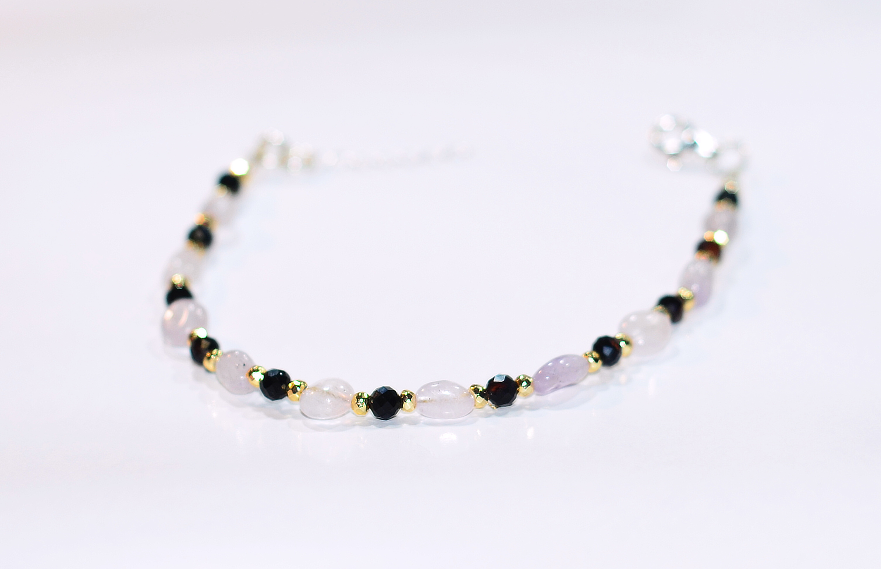 Biżuteria z kamieni naturalnych - bransoletka z ametystem - nr kat. 151a